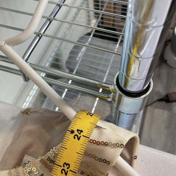 Trina Turk Women's‎ Gold Sequins Embellished Starburst Top Size S Going Out - Picture 3 of 10